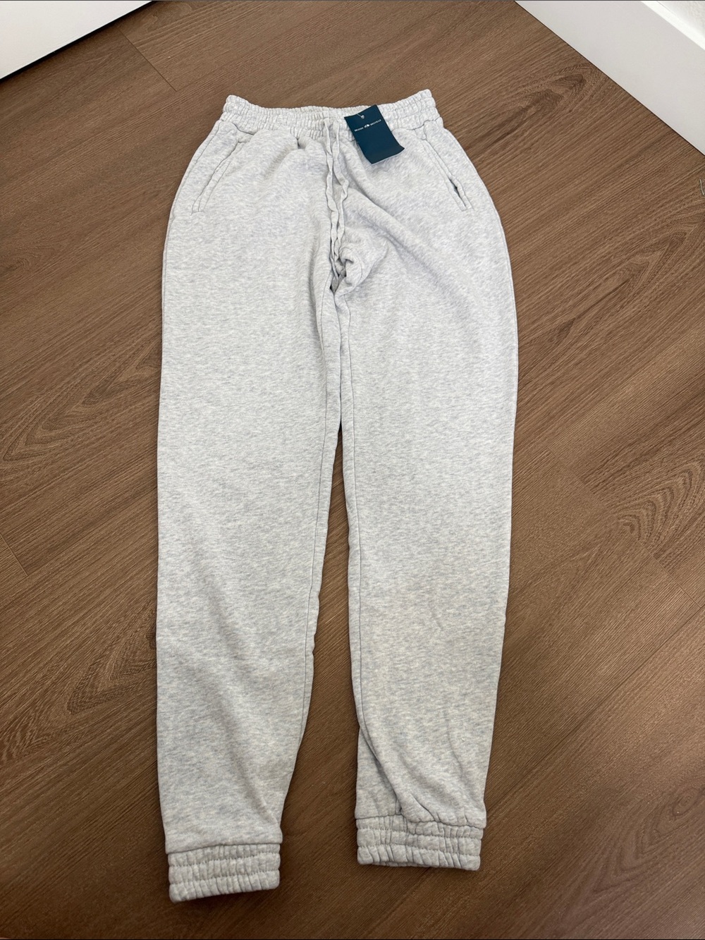 Brandy Melville Light Gray Cozy Drawstring Sweatpants